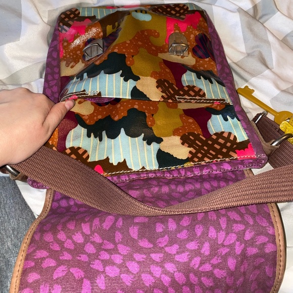 Fossil push clasp satchel - Picture 6 of 7